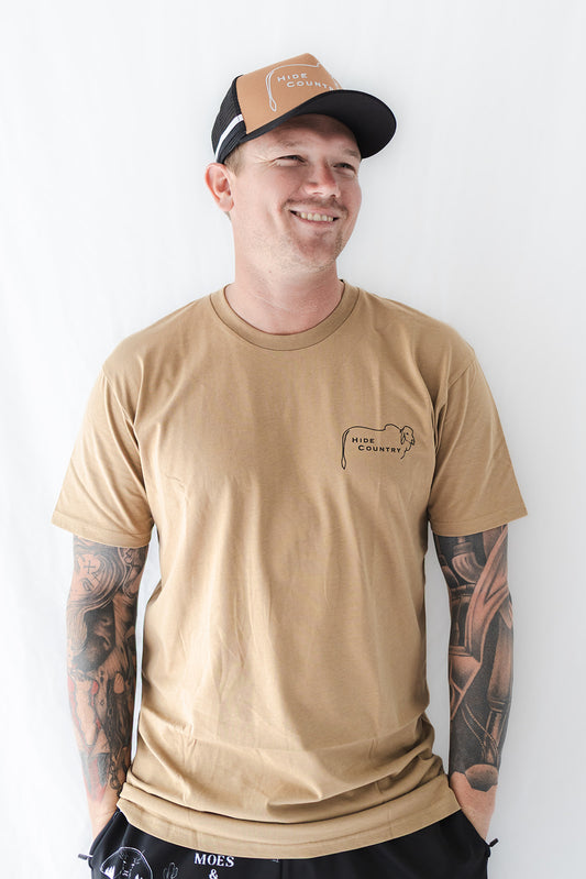 The Paddock Tee UNISEX - Khaki
