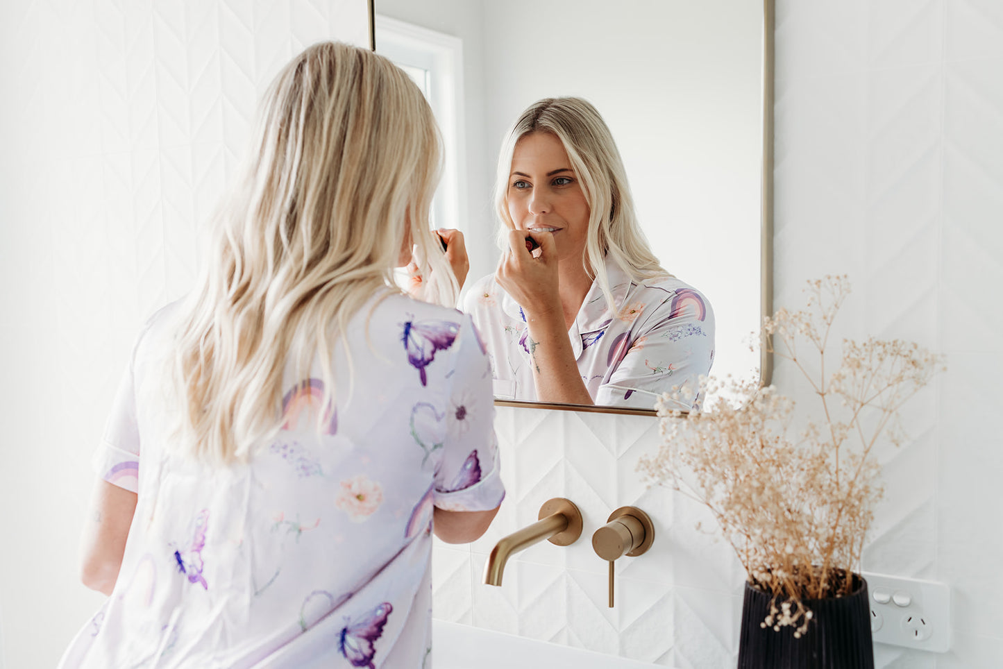 I LOVE YOU Satin Short Pyjama Set