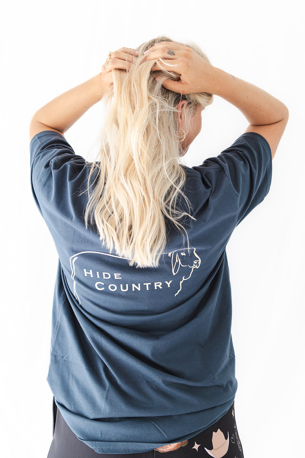 The Paddock Tee UNISEX - Petrol Blue