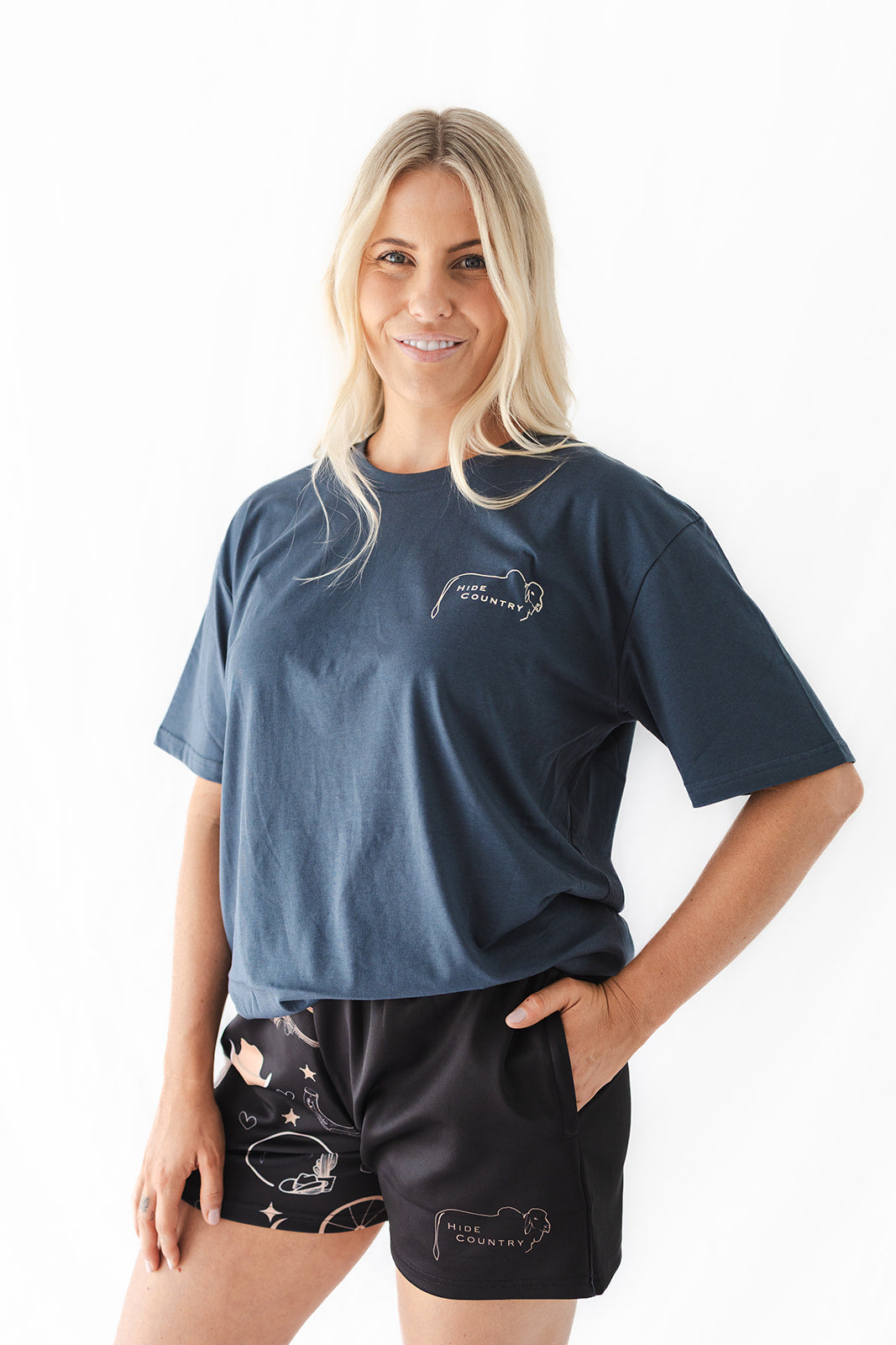 Rodeo Nights Footy Shorts - UNISEX