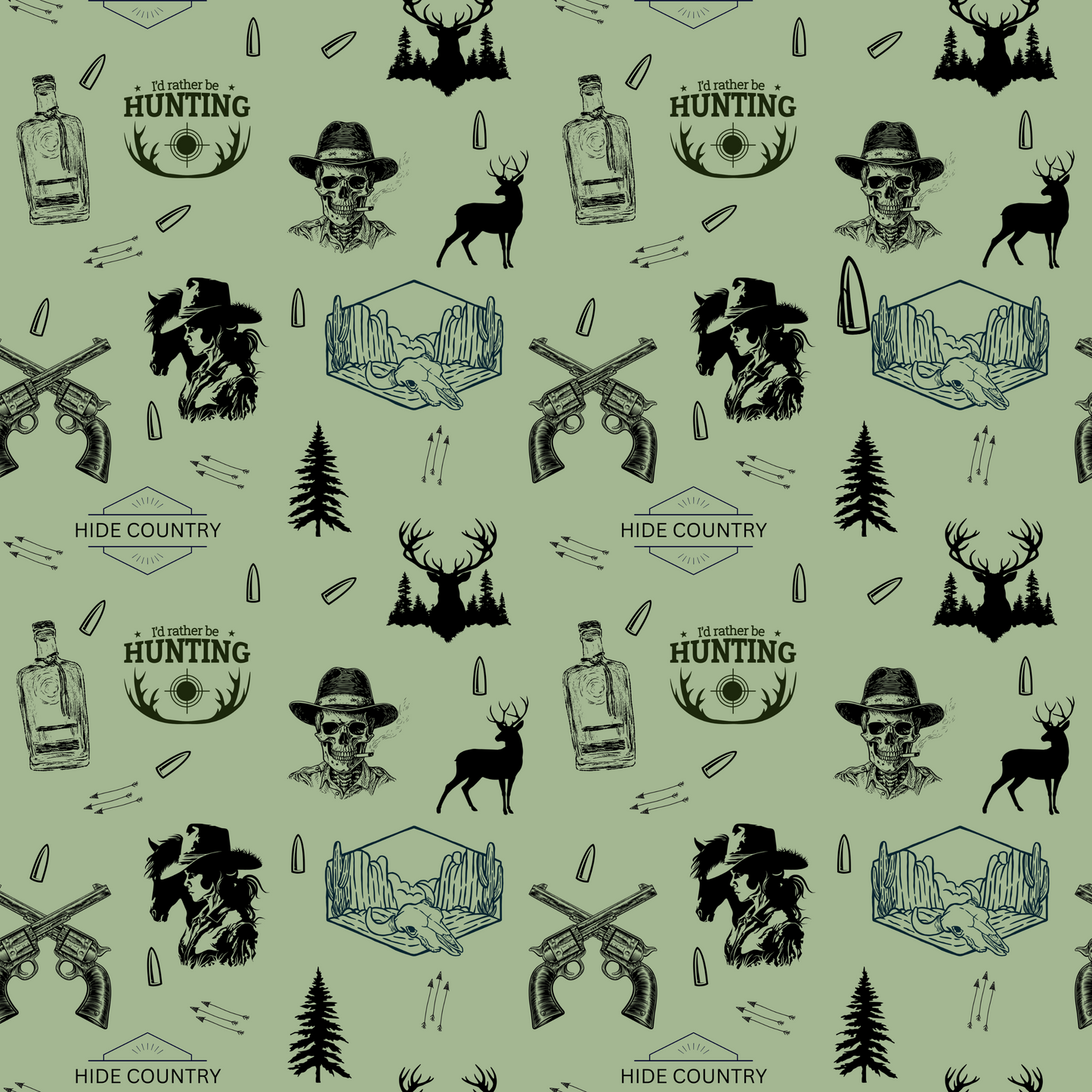 Hunting Season Footy Shorts - UNISEX