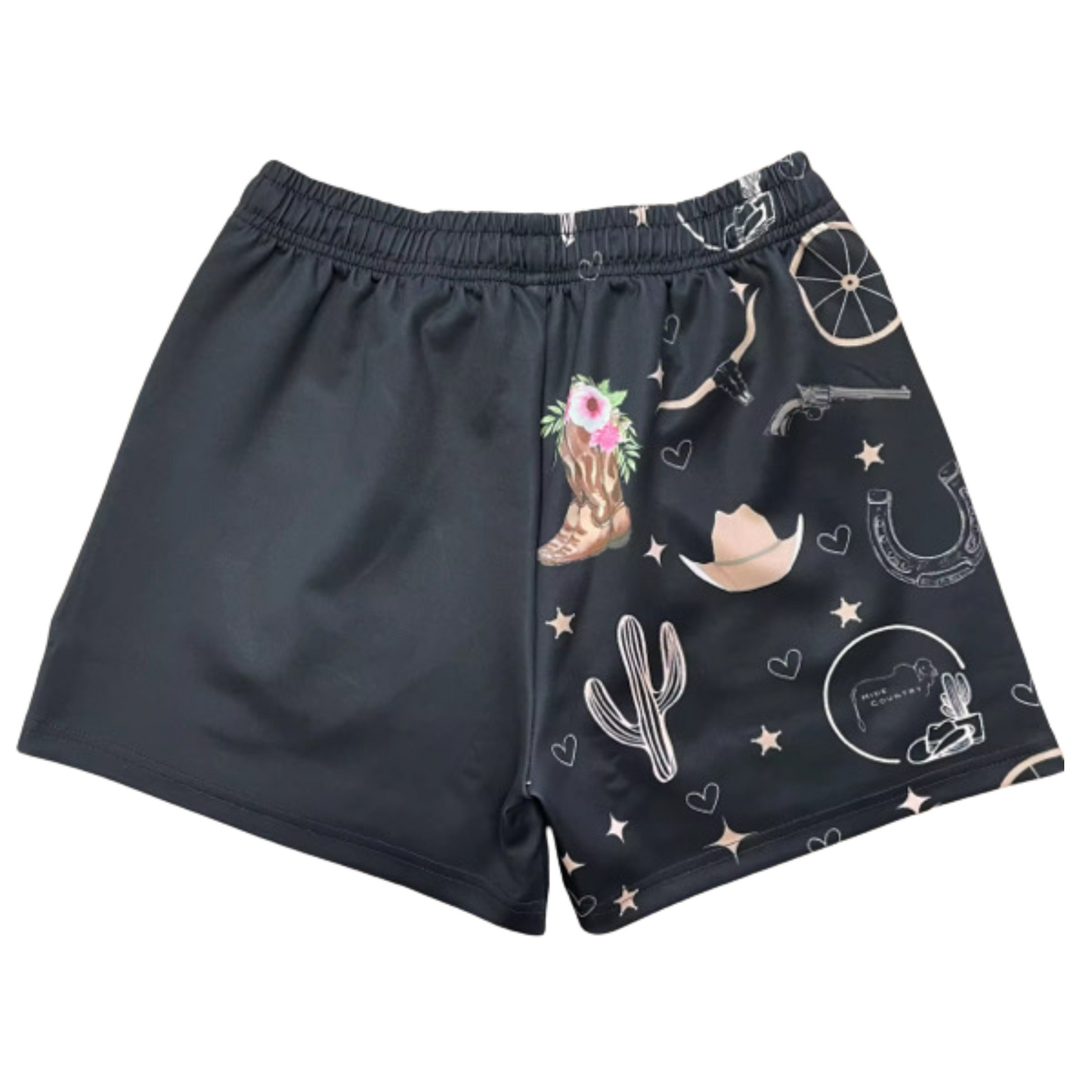 Rodeo Nights Footy Shorts - UNISEX