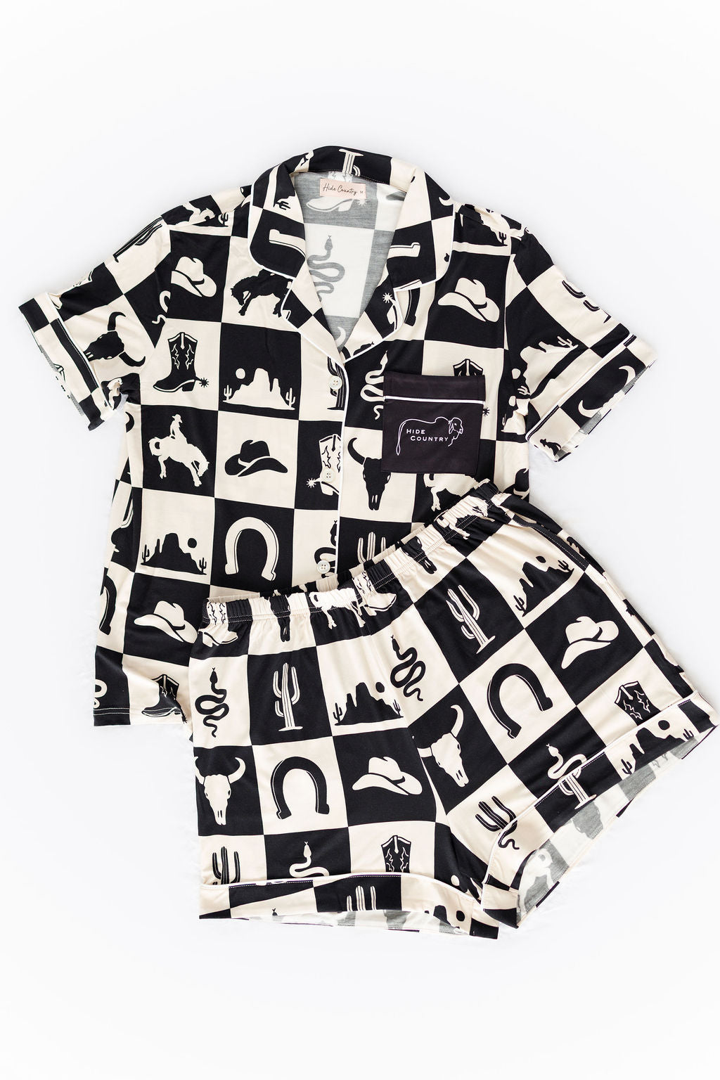 Western Grid - Bamboo Pj Sets