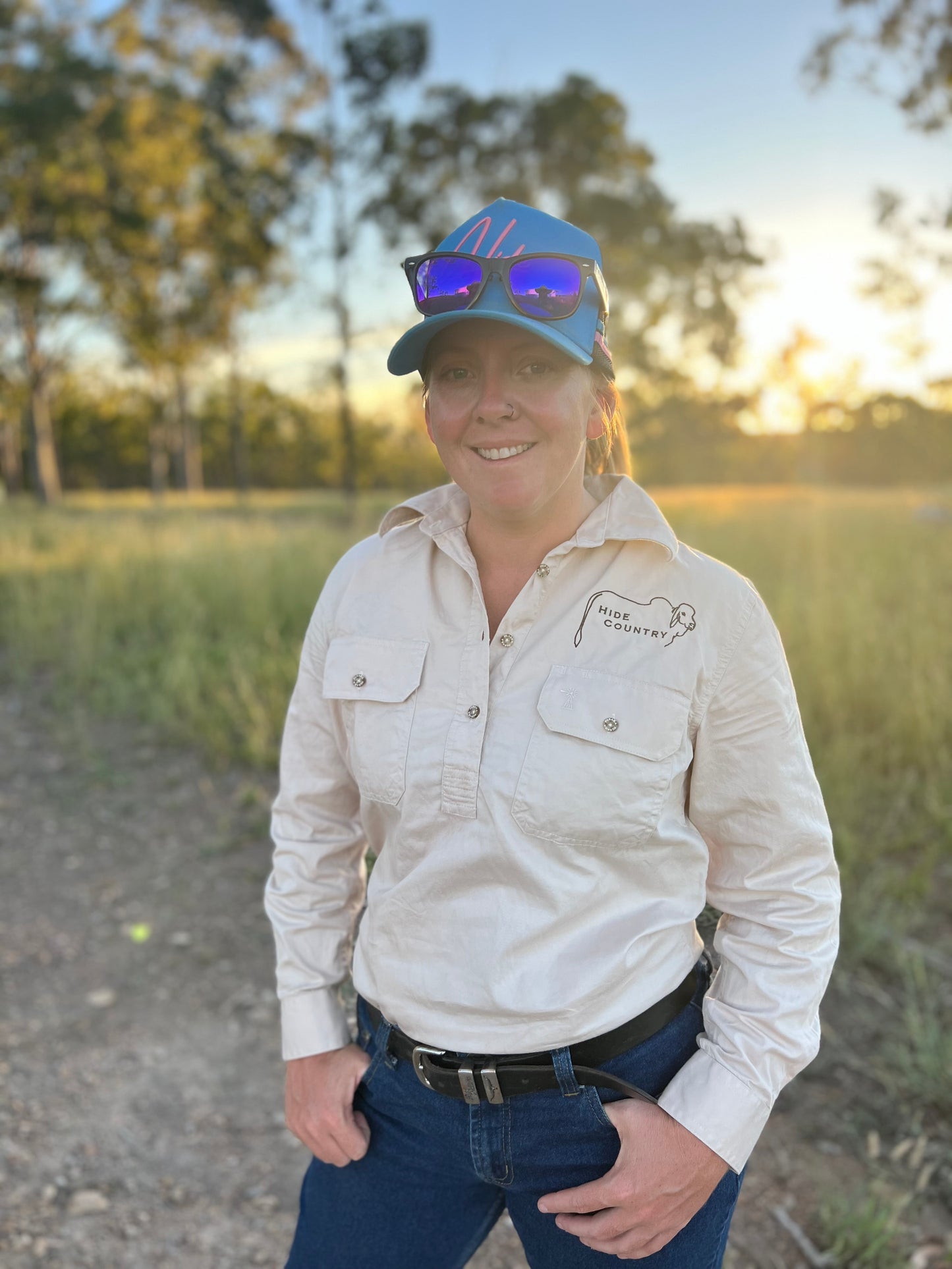 Women's Pilbara Work Shirt - Stone