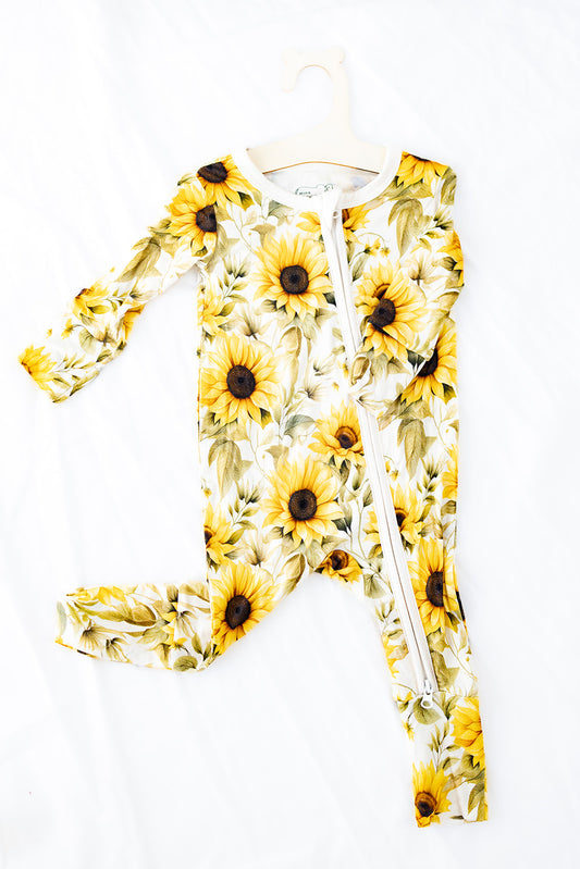 Sunflower Dreaming Babies Romper