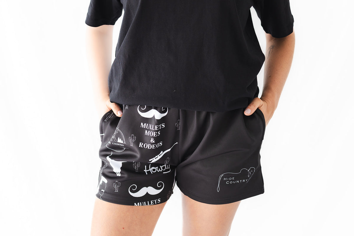 Mullet Footy Shorts - UNISEX