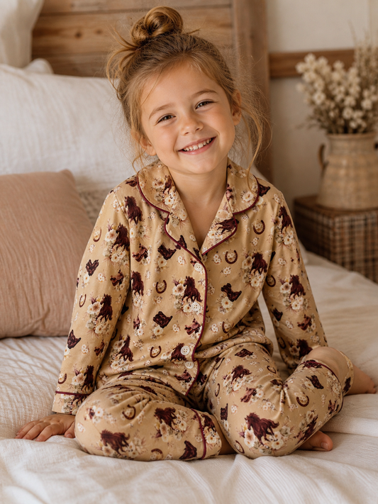 Brumby Bloom Kids - Winter Bamboo Pj Sets ***PRE ORDER***