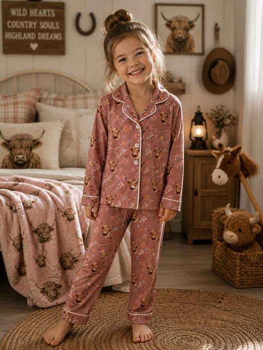 Highland Blossom Kids - Winter Bamboo Pj Sets ***PRE ORDER***