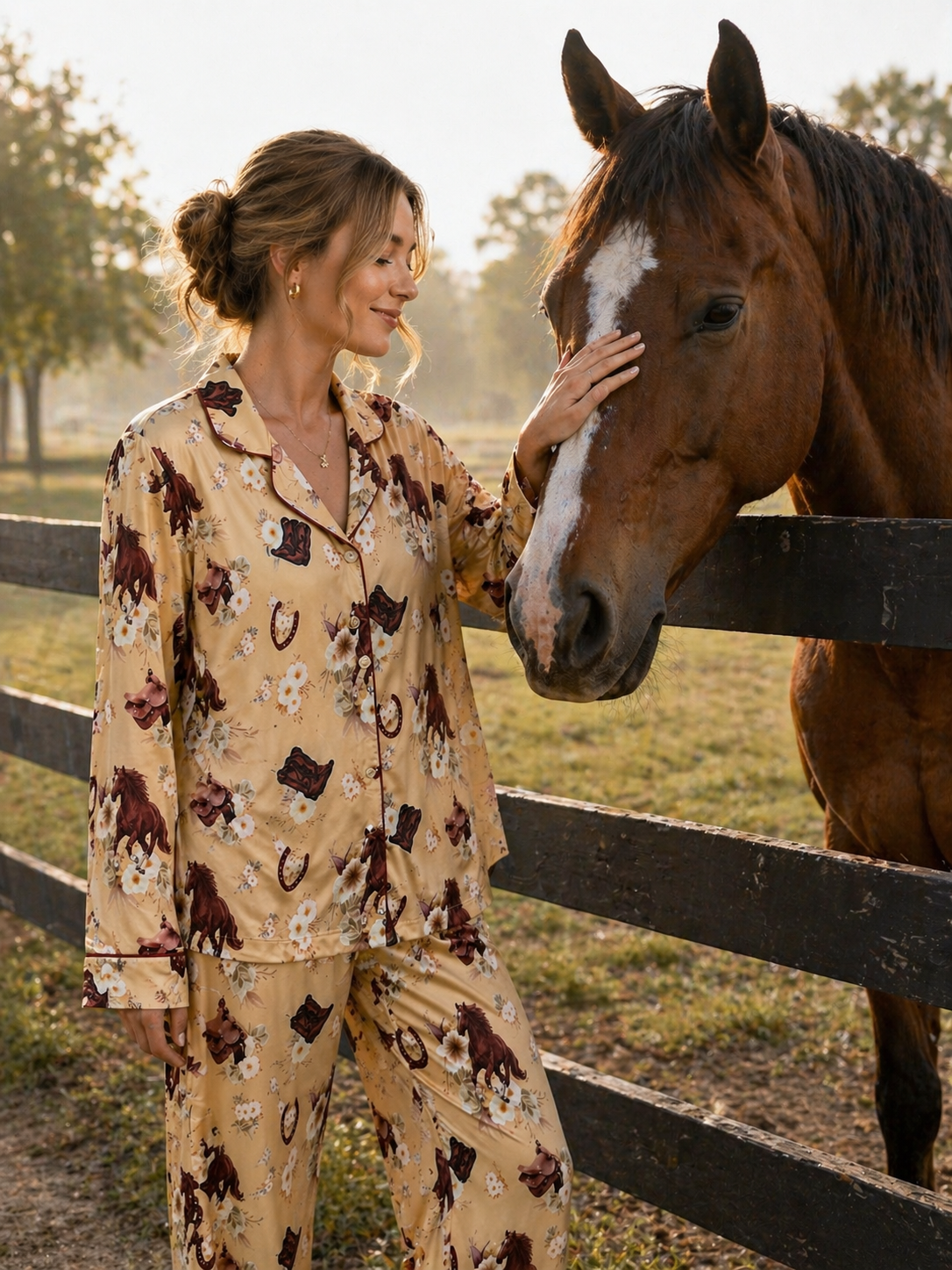 Brumby Bloom - Winter Bamboo Pj Sets