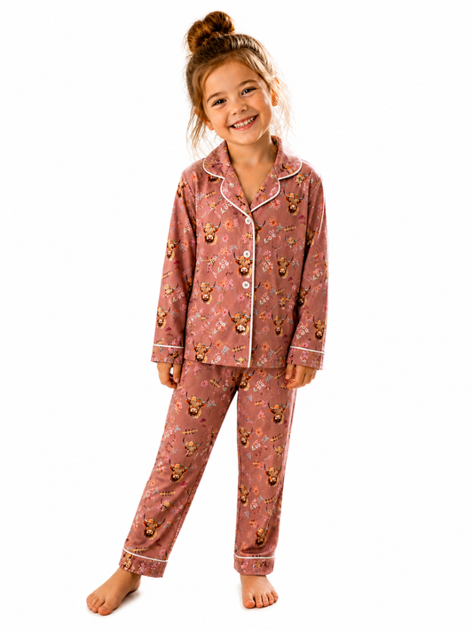 Highland Blossom Kids - Winter Bamboo Pj Sets ***PRE ORDER***