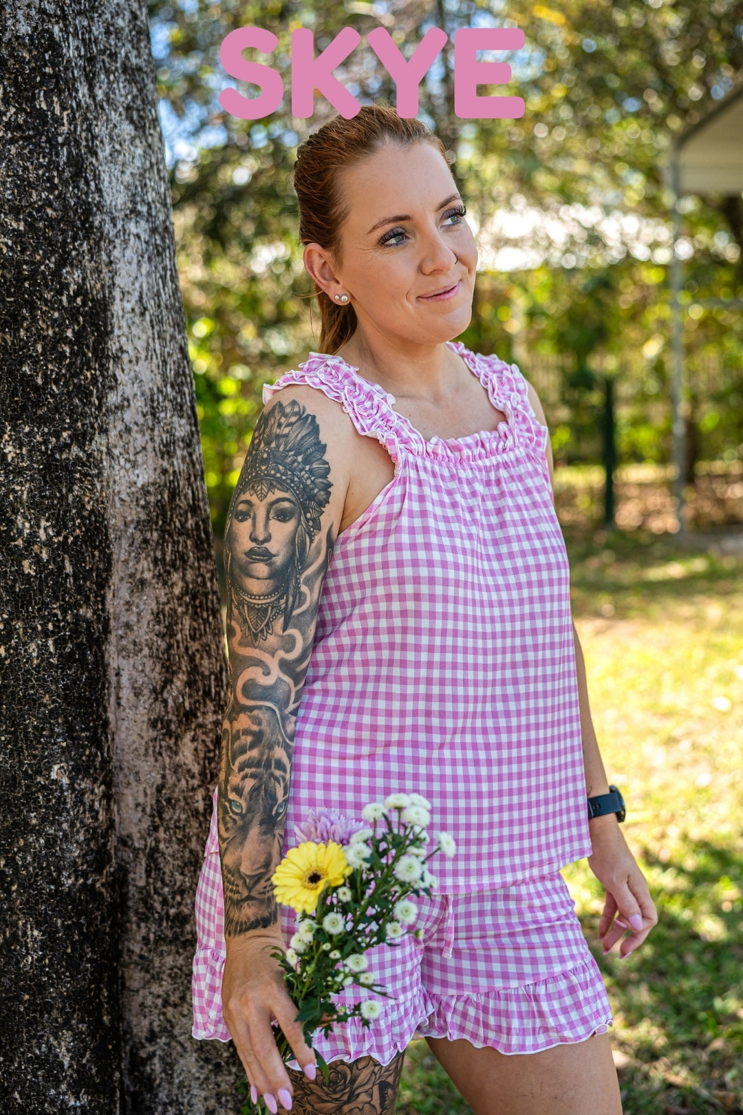 Strawberry Picnic Ruffle set