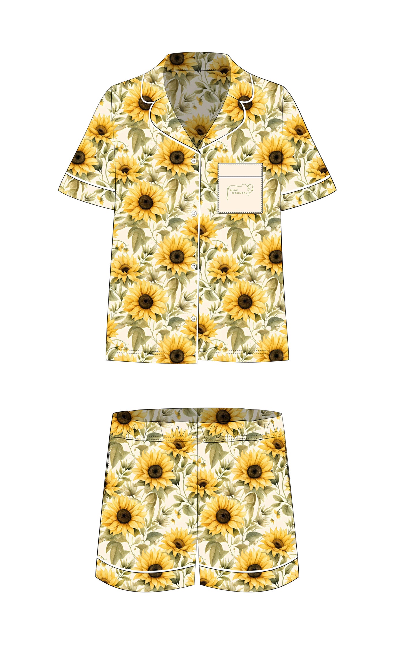 Sunflower Dreaming Summer Pyjamas